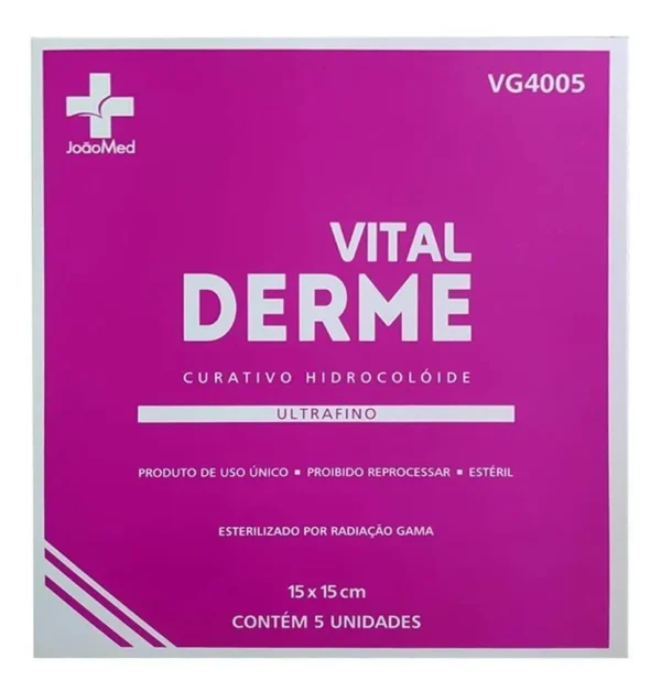Curativo Vital Derme Hidrocoloide 15 x 15cm